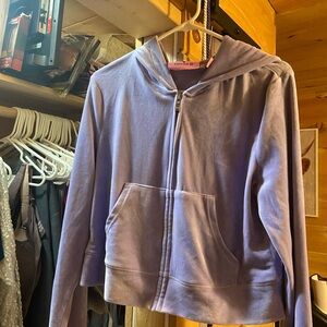 Purple Zip-Up Hoodie